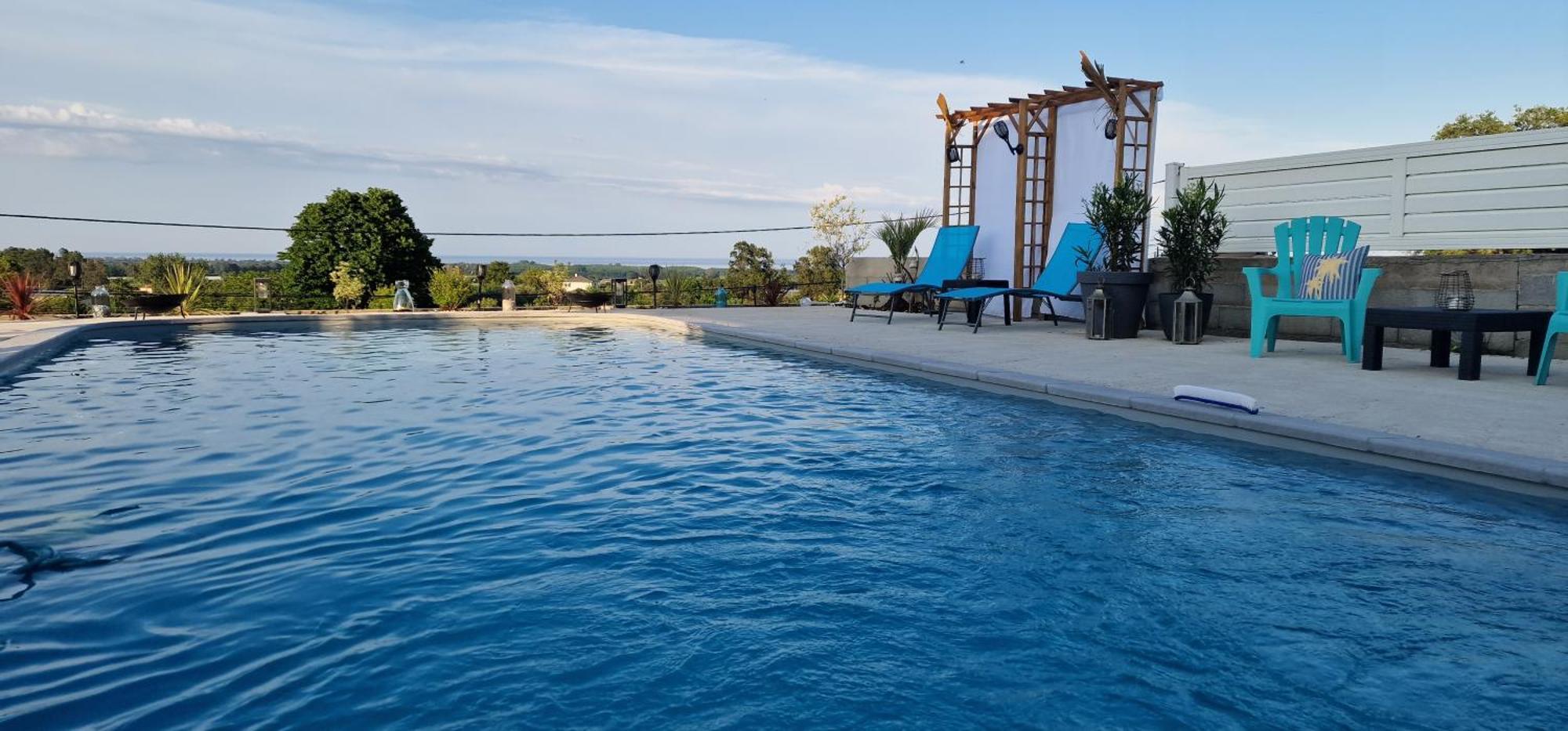 Villa Bistinetti Rez De Villa Tout Confort Avec Piscine Penta di Casinca Exteriör bild
