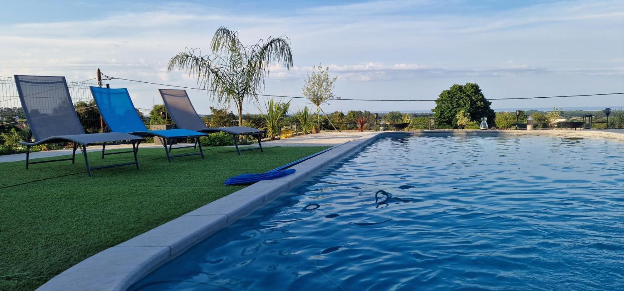 Villa Bistinetti Rez De Villa Tout Confort Avec Piscine Penta di Casinca Exteriör bild